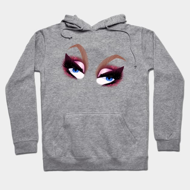 Trixie Mattel's iconic eye makeup Hoodie by Cute Stuff